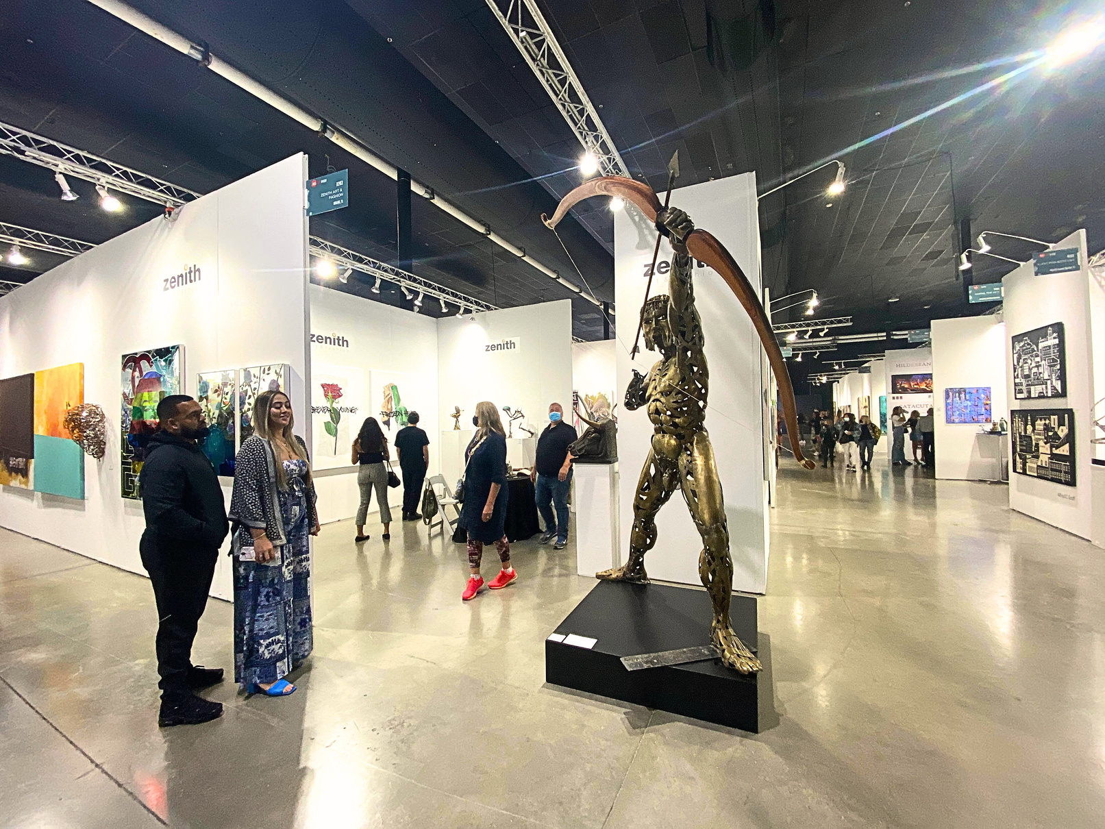 Zenith-curated contemporary art exhibition at an international art fair